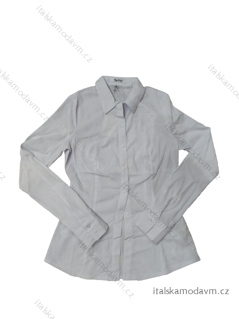 Košile klasik dlouhý rukáv dámská (S-XL) ITALSKÁ MÓDA IMM22AI-1909/DU