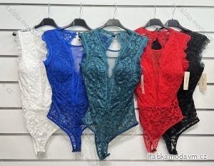 Body krajkové bez rukávu dámské (S/M ONE SIZE) ITALSKÁ MÓDA IMPSH233994