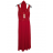 Šaty společenské elegantní plesové dlouhé na ramínka dámské (S/M, L/XL) FRANCOUZSKÁ MÓDA FMF23957/DU