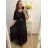 Šaty společenské elegantní plesové krátký rukáv dámské nadrozměr (XL/2XL ONE SIZE) ITALSKÁ MÓDA IMM239016ZO/DU XL/2XL královská modrá