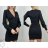 Šaty dlouhý rukáv dámské (S/M ONE SIZE) ITALSKÁ MÓDA IMPBB23S2861
