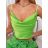 Top croptop na ramínka dámský (S/M ONE SIZE) ITALSKÁ MÓDA IMPBB23A10559
