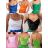 Top croptop na ramínka dámský (S/M ONE SIZE) ITALSKÁ MÓDA IMPBB23A10559