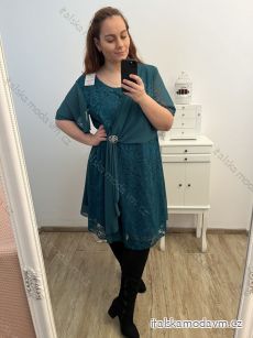 Šaty elegantní společenské  dámské nadrozměr (XL/2XL ONE SIZE) ITALSKÁ MÓDA IMH23VOLTERA