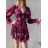 Šaty dlouhý rukáv dámské (S/M ONE SIZE) ITALSKÁ MÓDA IMPBB23B21398