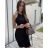 Šaty elegantní bez rukávu dámské (S/M ONE SIZE) ITALSKÁ MÓDA IMPLP2392970105