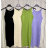 Šaty elegantní bez rukávu dámské (S/M ONE SIZE) ITALSKÁ MÓDA IMPLP2392970105