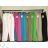 Kalhoty dlouhé s páskem dámské (S-XL) ITALSKÁ MÓDA IMPGM237884-01 zelená S
