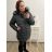 Bunda Zimní s kapucí nadrozměr (3XL-9XL) JLQM 602-2/DR 6XL smaragdová