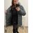 Bunda Zimní s kapucí nadrozměr (3XL-9XL) JLQM 602-2/DR 6XL smaragdová