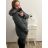 Bunda Zimní s kapucí nadrozměr (3XL-9XL) JLQM 602-2/DR 6XL smaragdová
