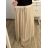 Sukně dlouhá dámská nadrozměr (L/XL/2XL ONE SIZE) ITALSKá MóDA IM423BELLA/DU XL/2XL béžová