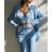 Souprava elegantní kalhoty, sako a top dámská (S-XL) ITALSKÁ MÓDA IMPGM233790-06 béžová M