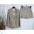 Souprava elegantní sukně a sako dámská (S-XL) ITALSKÁ MÓDA IMPGM237994-07 zelená M