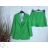 Souprava elegantní sukně a sako dámská (S-XL) ITALSKÁ MÓDA IMPGM237994-07 zelená M