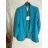 Sako dlouhý rukáv dámské (S-XL) ITALSKÁ MÓDA IMPGM237647-08 královská modrá M