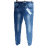 Rifle jeans baggy dlouhé dámské (XS-XL) JEWELLY JEW23JW6401/DU světle modrá M