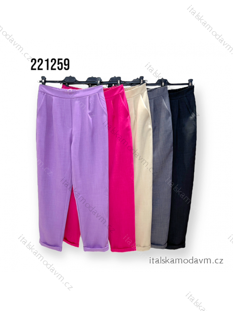 Kalhoty dlouhé dámské (S/M ONE SIZE) ITALSKÁ MÓDA IMPHD23221259