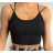 Crop top na ramínka dámský (S/M ONE SIZE) ITALSKÁ MÓDA IMPCF2320824MICRO