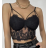 Crop top na ramínka dámský (S/M ONE SIZE) ITALSKÁ MÓDA IMPCF230WH972