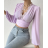 Crop top dlouhý rukáv dámský (S/M ONE SIZE) ITALSKÁ MÓDA IMPCF2326879