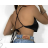 Top croptop na ramínka dámský (S/M ONE SIZE) ITALSKÁ MÓDA IMPLP2333720038