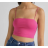 Top croptop na ramínka dámský (S/M ONE SIZE) ITALSKÁ MÓDA IMPLP2350850040