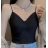 Top croptop na ramienka dámsky (S/M ONE SIZE) TALIANSKA MÓDA IMPMD239396k