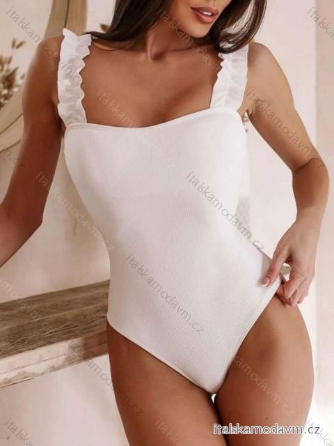 Tílko body dámské na ramínka dámské (S/M ONE SIZE) ITALSKá MóDA IMM23M13092