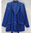 Šaty elegantní kabátkové dlouhý rukáv dámské (S/M ONE SIZE) ITALSKÁ MÓDA IMPMD2322849