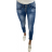 Rifle jeans baggy dlouhé dámské (XS-XL) JEWELLY JEW23JW6401/DU světle modrá M