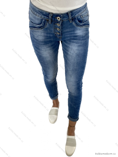 Rifle jeans baggy dlouhé dámské (XS-XL) JEWELLY JEW23JW6401/DU světle modrá M