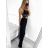 Kalhoty letní dlouhé dámské (S/M ONE SIZE) ITALSKÁ MÓDA IMW2331086/DU S/M bílá