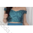 Top croptop třpytivý s flitry na ramínka dámský (S/M ONE SIZE) ITALSKÁ MÓDA IMPMD235656a