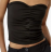 Top croptop carmen bez rukávu dámský (S/M ONE SIZE) ITALSKÁ MÓDA IMPMD2323456/23496