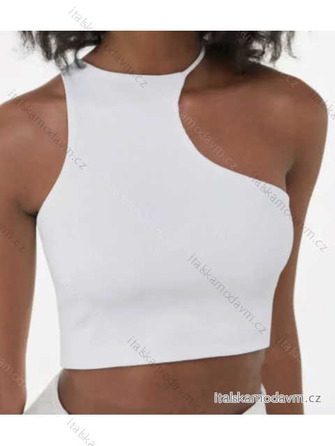 Top croptop bez rukávov dámsky (S/M ONE SIZE) TALIANSKA MÓDA IMPMD2323275