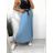 Sukně dlouhá skládaná s páskem dámská (S/M ONE SIZE) ITALSKÁ MÓDA IMM23U6295/DU S/M čierna