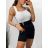 Tílko body dámské na ramínka dámské (S/M ONE SIZE) ITALSKá MóDA IMM23M13092