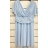 Šaty elegantní společenské krátký rukáv dámské (S/M/L/XL ONE SIZE) ITALSKÁ MÓDA IMPSH2335891V