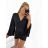 Šaty elegantní mini dlouhý rukáv dámské (S/M ONE SIZE) ITALSKÁ MÓDA IMPBB2323553