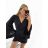 Šaty elegantní mini dlouhý rukáv dámské (S/M ONE SIZE) ITALSKÁ MÓDA IMPBB2323553