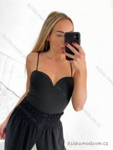 Body na ramínka dámský (S/M ONE SIZE) ITALSKÁ MÓDA IMPBB230011r