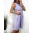 Šaty elegantní společenské skládané s páskem bez rukávu dámské (S/M ONE SIZE) ITALSKÁ MÓDA IMPSH2310594A