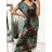Šaty dlouhé elegantní icecool krátký rukáv dámské (M/L, XL/2XL) AINUOSI  ITALSKÁ MODA IMB237739/DU M/L modrá