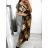 Šaty dlouhé elegantní icecool krátký rukáv dámské (M/L, XL/2XL) AINUOSI  ITALSKÁ MODA IMB237739/DU M/L modrá
