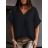 Tunika oversize krátký rukáv dámská  (L/XL/2XL ONE SIZE) ITALSKÁ MÓDA IMD22346/DRstarorůžová