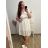 Šaty krátký rukáv dámské nadrozměr (2XL/3XL ONE SIZE) ITALSKá MóDA IM423MILANO
