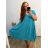 Šaty oversize krátký rukáv dámské nadrozměr (3XL/4XL/5XL ONE SIZE) ITALSKÁ MÓDA IMBM23OVER