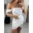 Šaty elegantní carmen dámské (S/M ONE SIZE) ITALSKÁ MÓDA IMPBB23A11818/DU S/M Černá