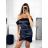 Šaty elegantní carmen dámské (S/M ONE SIZE) ITALSKÁ MÓDA IMPBB23A11818/DU S/M Černá